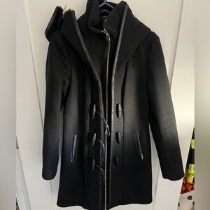 Mackage Steffy Wool Coat, Black, Small